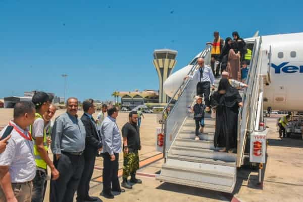 اليمن: "اليمنية" تنقل دفعة جديدة من العالقين في السودان الى عدن