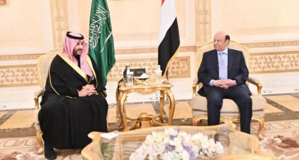 الحكومة السعودية تبلغ الرئيس اليمني وحكومته التزامها بدعم على "كافة المسارات"