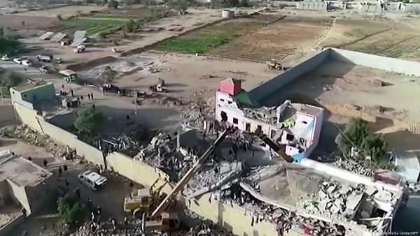 التحالف يقول ان فريقه المشترك باشر التحقيق بهجوم مميت في محافظة صعدة اليمنية